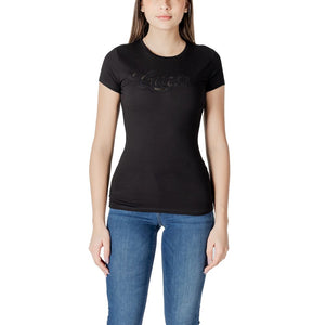 Guess Black Cotton T-Shirt